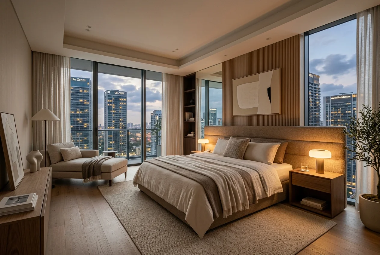 Hero Homes Greater Noida Luxury Master Bedroom